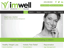 Tablet Screenshot of imwellpc.com